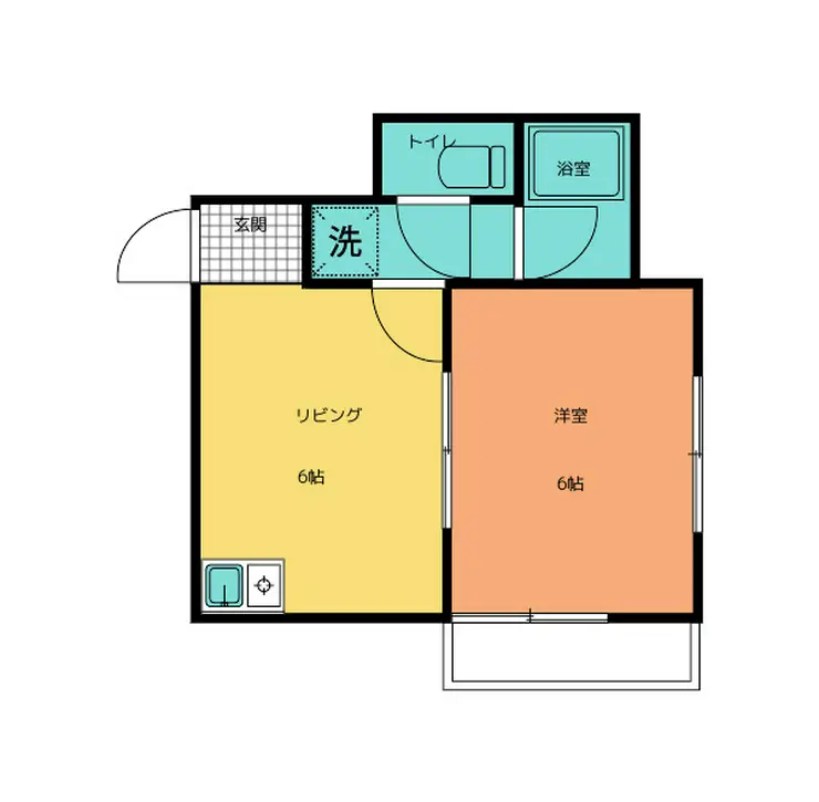 ニューシティTAKAHASHI C棟 4階階 間取り