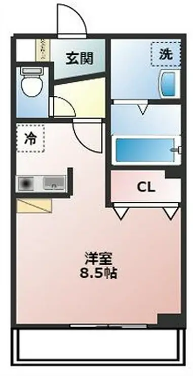 イーストセトル2035 2階階 間取り