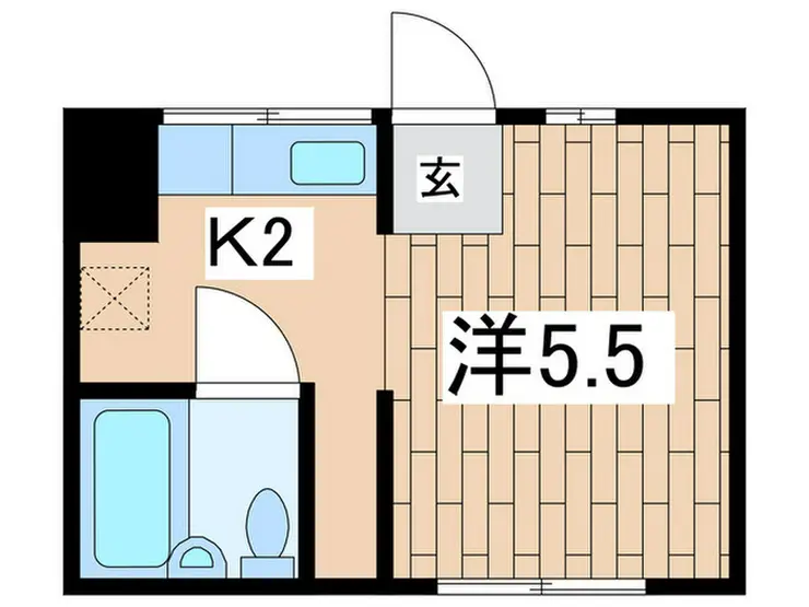 第二天栄ビル 2階階 間取り
