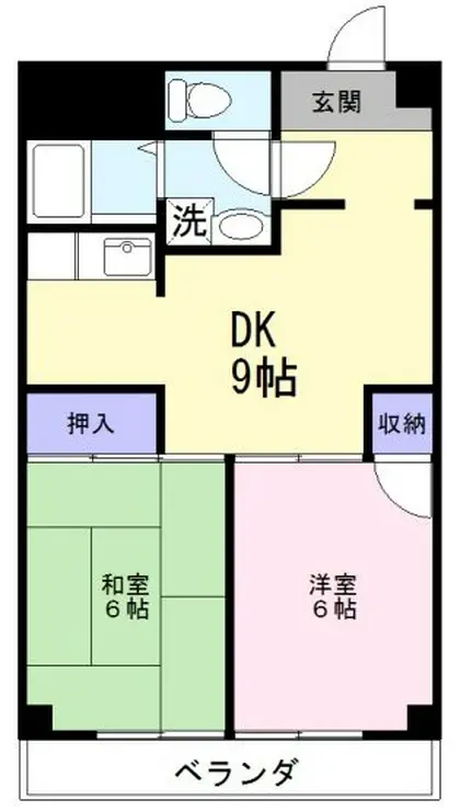ビバーチェ武蔵野 2階階 間取り