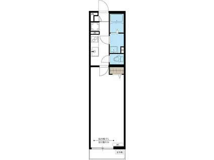 リブリ・リッツ(1K/1階)の間取り写真