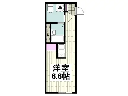 SONO上大岡(ワンルーム/2階)の間取り写真