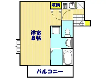 ペアドレン 914731(1K/1階)の間取り写真