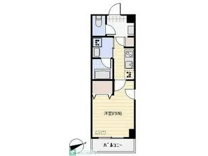 ADレジデンス板橋中台(1K/2階)の間取り写真