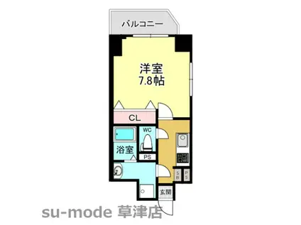 N&Sレジデンス(1K/2階)の間取り写真