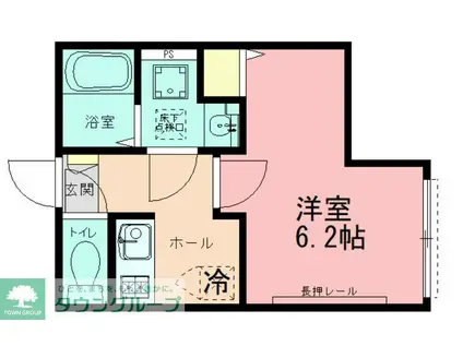 VISTA MINAMIMACHIDA(1K/3階)の間取り写真
