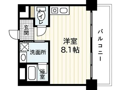 NOKOII(ワンルーム/2階)の間取り写真