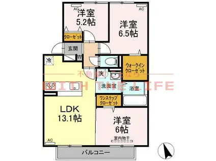 グラン エトワール(3LDK/2階)の間取り写真