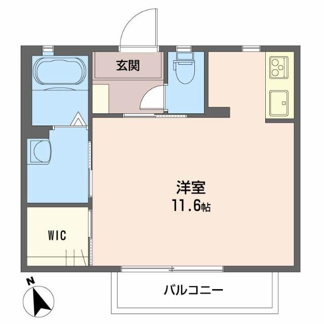 シャーメゾンHARUKA(ワンルーム/2階)の間取り写真