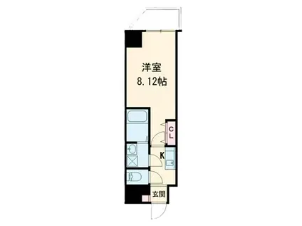 S-FORT桜ノ宮(1K/1階)の間取り写真