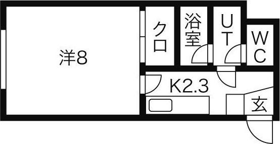 メゾン・ド・アミテエ(1K/4階)の間取り写真