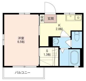 GRACE新杉田(1K/1階)の間取り写真