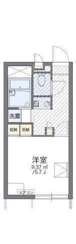 レオパレスSTR(1K/1階)の間取り写真