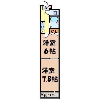 BLOISCEREZO(2K/8階)の間取り写真