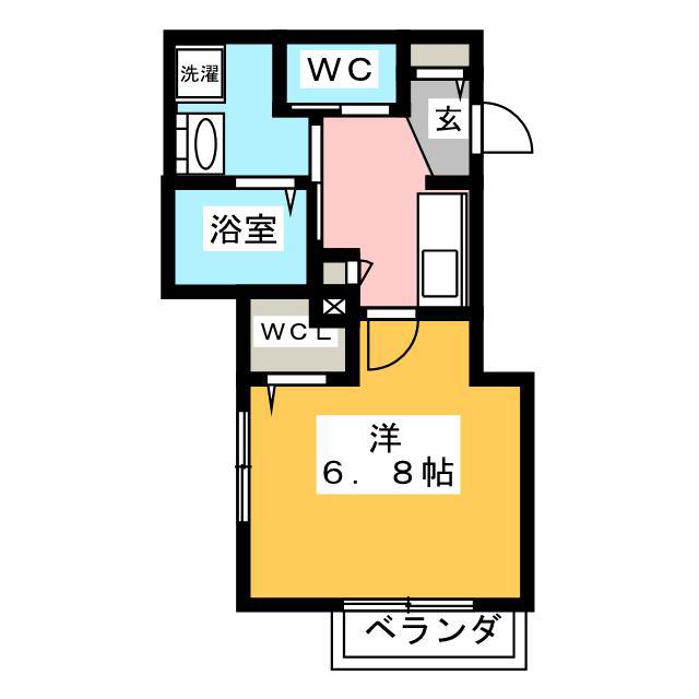 エクセル藤沢(1K/3階)の間取り写真
