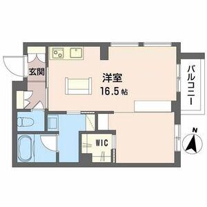 アンシャンテ長町南(ワンルーム/2階)の間取り写真