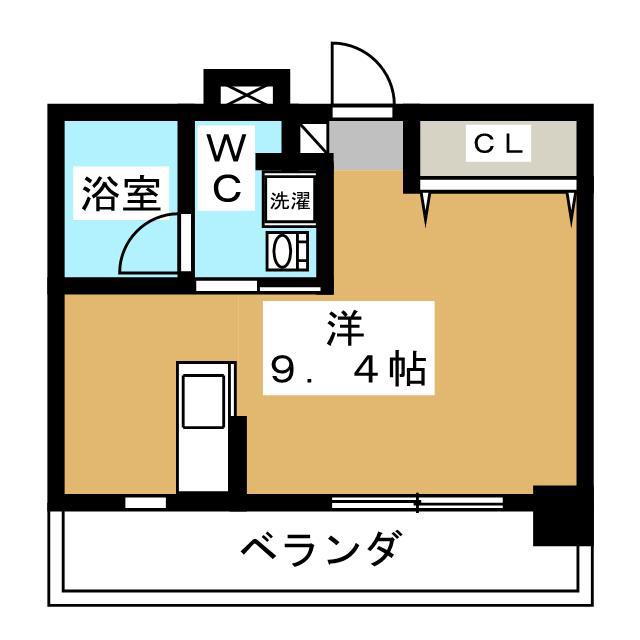 コルドニエ・川崎(ワンルーム/5階)の間取り写真