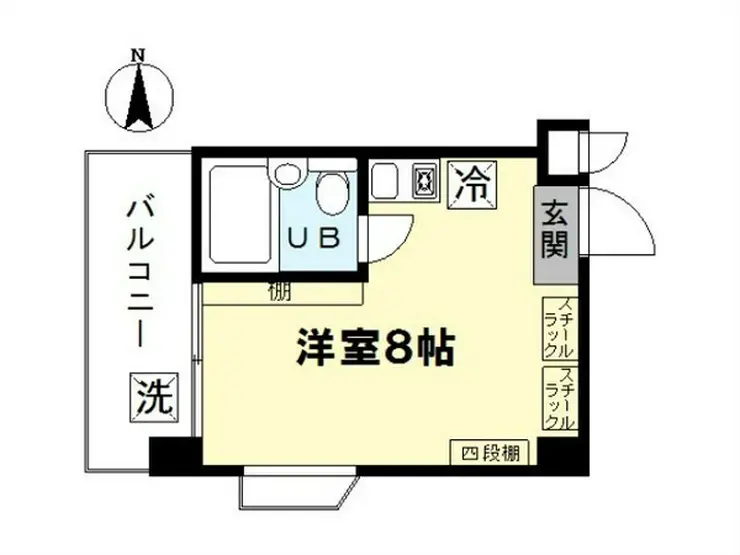 メゾンドパラレール 6階階 間取り