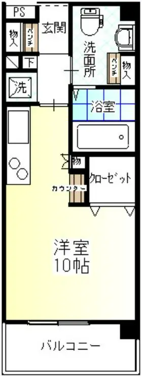 ウイング水門 3階階 間取り