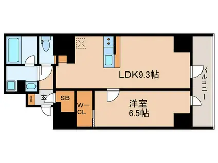 VORT飯田橋レジデンス(1LDK/8階)の間取り写真