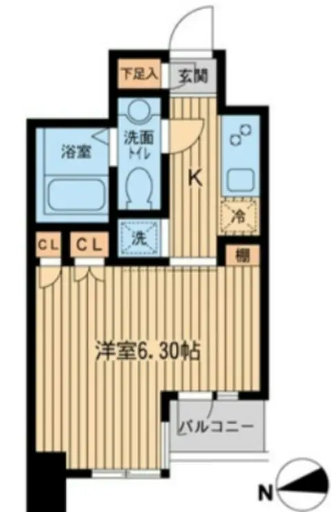 KDXレジデンス東新宿 7階階 間取り