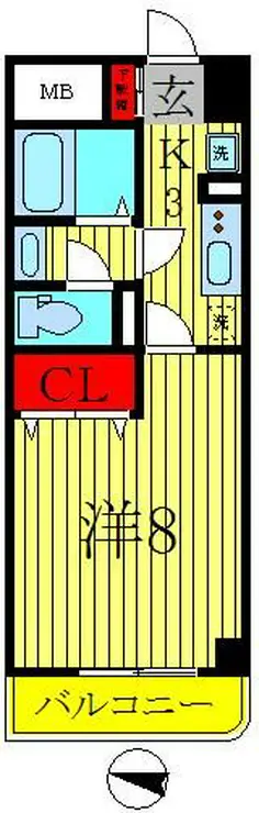 アルカンシェル 5階階 間取り