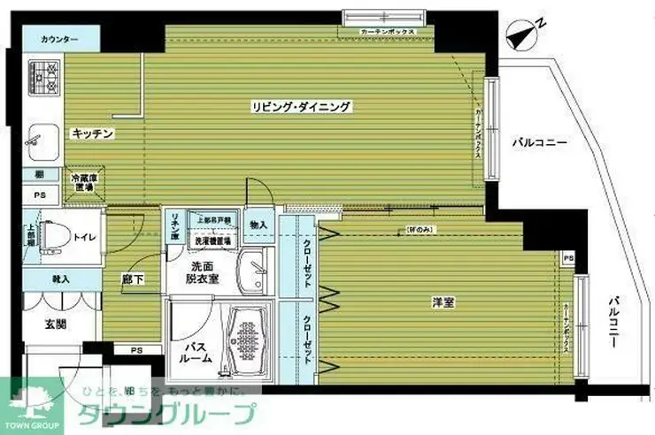 トーシンフェニックス新横濱イクシール 9階階 間取り
