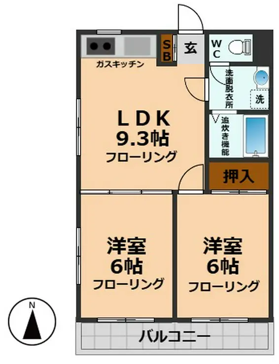 サンヴェール西永福 3階階 間取り