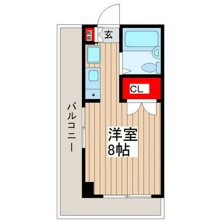ドエル亀有 6階階 間取り