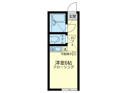 ユナイト上大岡マークエスター(ワンルーム/2階)の間取り写真