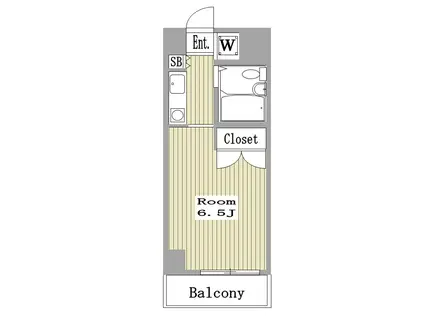 TMC GREEN GARDEN(ワンルーム/7階)の間取り写真