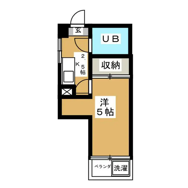松村ハイツ 3階階 間取り