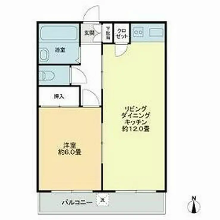 マンション高田馬場 3階階 間取り