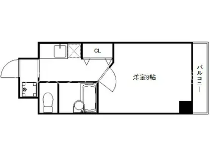 NAVIII(1K/5階)の間取り写真