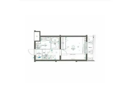 AZEST志村三丁目III(1K/2階)の間取り写真