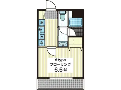 アイン・レーベン(1K/3階)の間取り写真