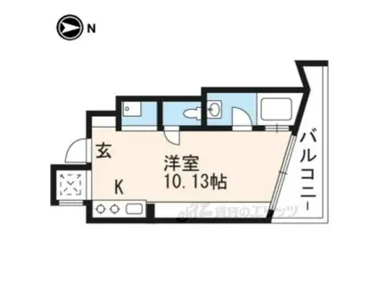 PLATINUM(ワンルーム/2階)の間取り写真