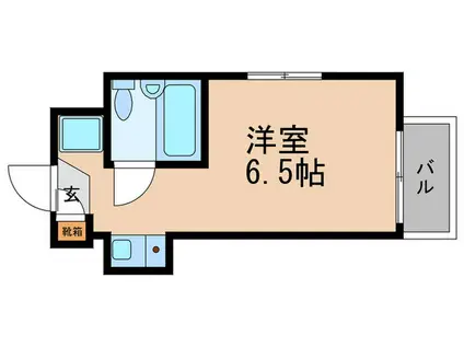 リトルズ要町(ワンルーム/3階)の間取り写真