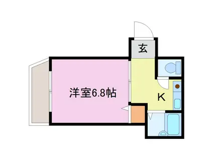 ACメゾン藤森(1K/3階)の間取り写真