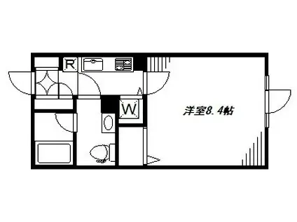 アールデコ新高円寺(1K/1階)の間取り写真