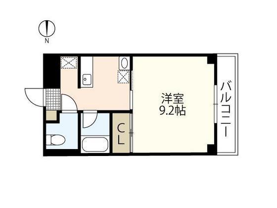 加島ビル(1K/3階)の間取り写真