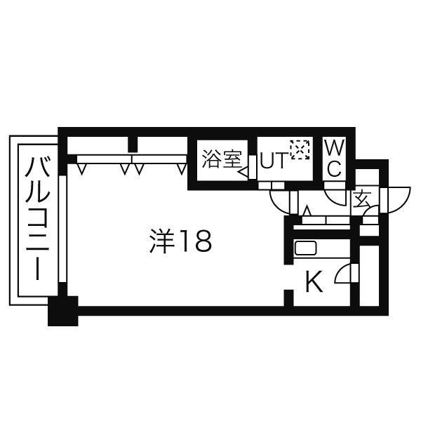 リーヴァストゥーディオ丸の内(ワンルーム/4階)の間取り写真