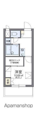 レオパレスヴィルヌーブ川崎A(1K/4階)の間取り写真