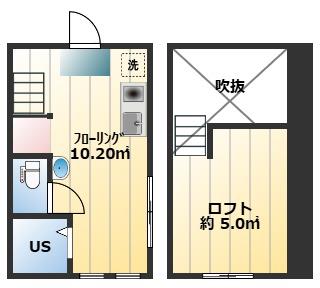 アーバンプレイス新宿落合III(ワンルーム/2階)の間取り写真