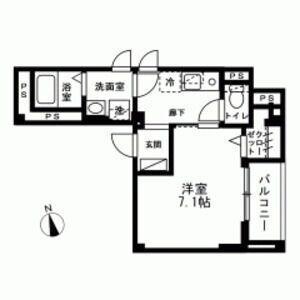 PINE COURT(1K/3階)の間取り写真
