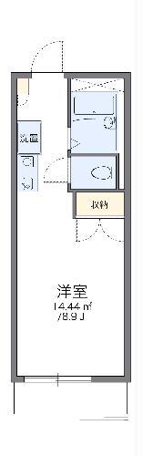 レオパレスシーサイド網干(1K/2階)の間取り写真