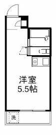 センチュリー野方(ワンルーム/1階)の間取り写真