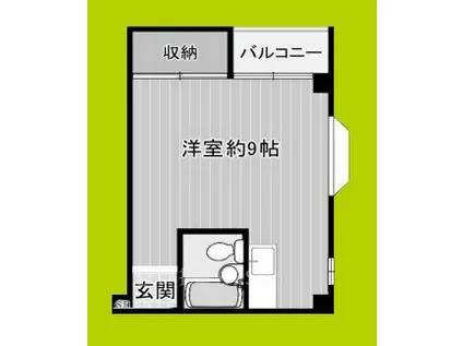 サントピア阿波座A棟(ワンルーム/5階)の間取り写真