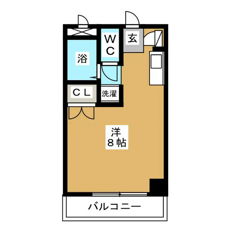 エース矢野ビル 5階階 間取り