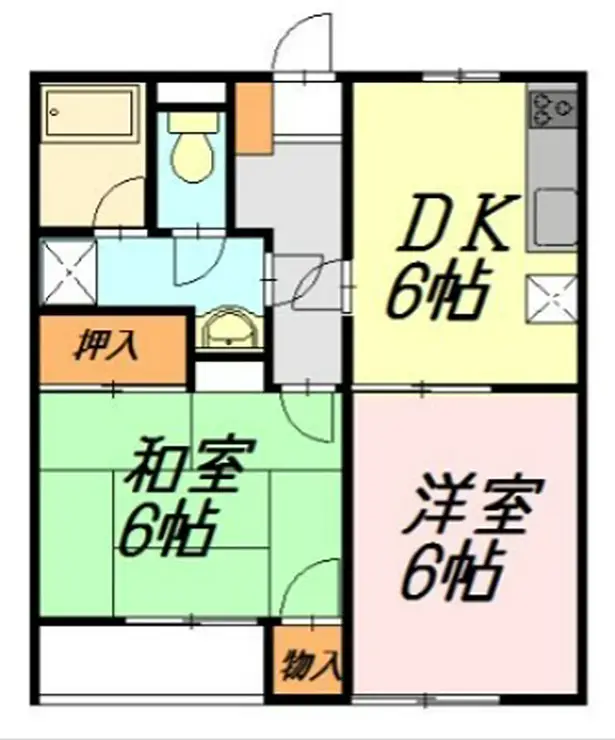 藤マンション 5階階 間取り